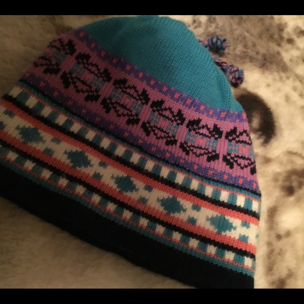 Capello Wool Ski Hat,Winter Pattern,Small - image 1